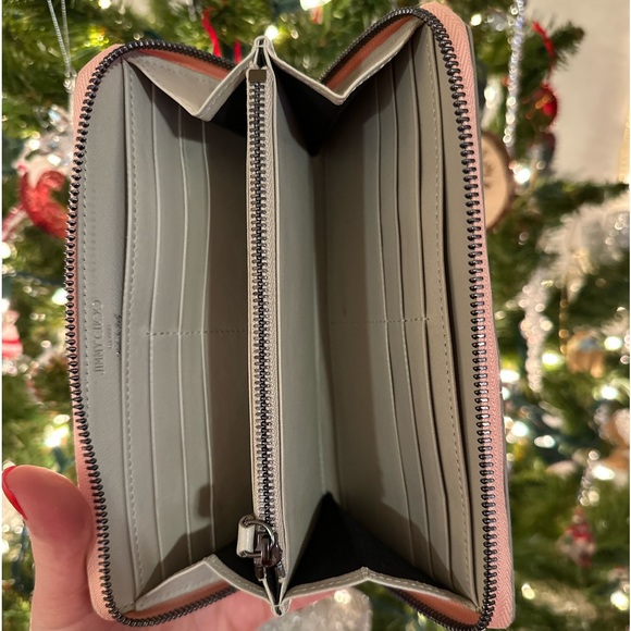 Pink Jimmy Choo Studded Zip Wallet! - Picture 7 of 9